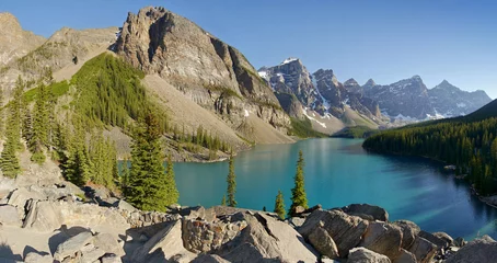 Foto op Canvas Moraine Lake - Alberta, Canada © pettys