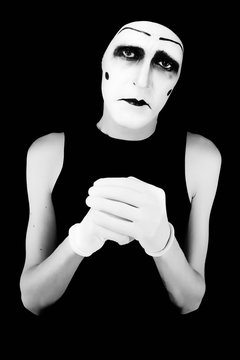 portret of the mime