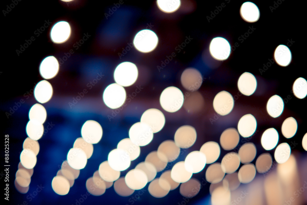 Poster Blur background : Abstract circle bokeh lighting ,Texture backgr
