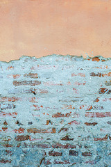cracked concrete vintage brick wall background