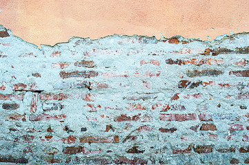 cracked concrete vintage brick wall background texture