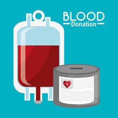 Blood donation design.