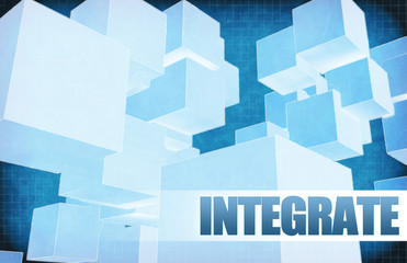Integrate on Futuristic Abstract