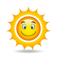 Sun and summer design.