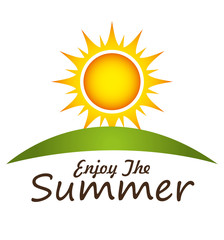 Sun and summer design.