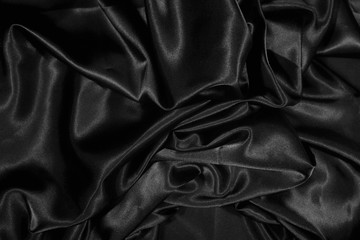 Obraz premium black satin