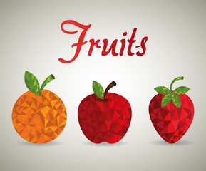 Fruits digital design.