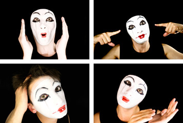 portret of the mime © korionov