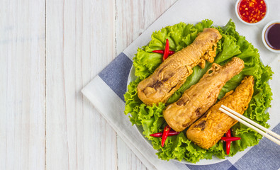 fried bamboo shoots