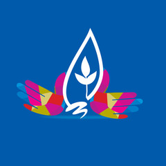 bulb concept vector illustration 