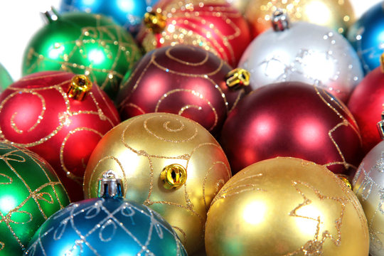 christmas decorations spheres