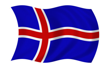 Flag of  Iceland