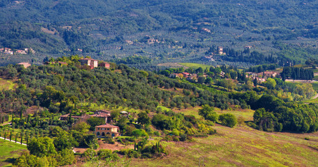 Fototapeta na wymiar Italian rural landscape