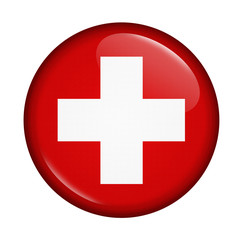 Obraz premium icon with flag of Swiss isolated
