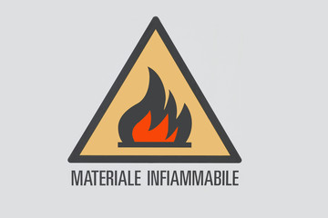 Materiale infiammabile