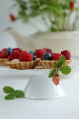 cupcakes with forest fruits