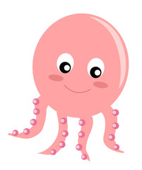 illustrazione colorata di un polpo