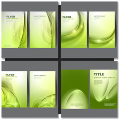 Vector brochure template design