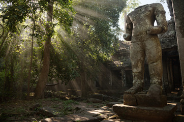 Angkorian temple in the jungle