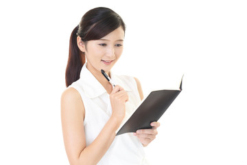 Fototapeta premium 笑顔の女性