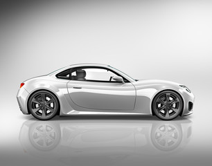 Car Vehicle Transportation 3D Illustration Concept