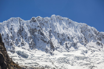 Peruvian Andes and Ocshapalpa peak
