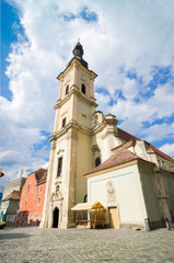 Obraz premium Franciscan Church in Cluj-Napoca, Transylvania region of Romania