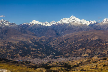 Fototapeta premium Cordiliera Blanca, Huaraz, Peru, South America