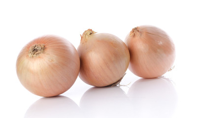 Obraz na płótnie Canvas Fresh yellow onions