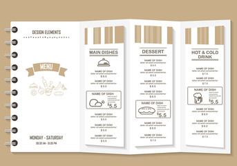 reataurant menu