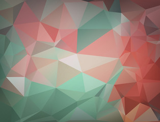 Abstract colorful triangle background for design