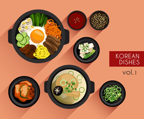 Food Illustration : Korean Food