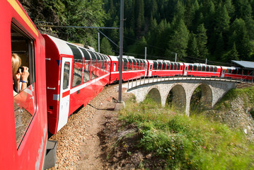 Bernina Express Train, Unesco world heritage