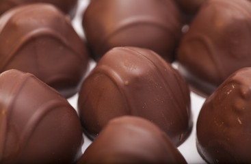 An assortment chocolates