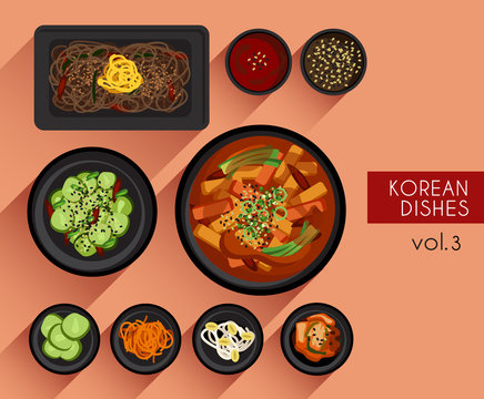 Food Illustration : Korean Food