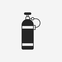 Oxygen bottles icon
