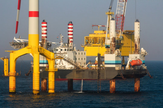 offshore wind farm platform