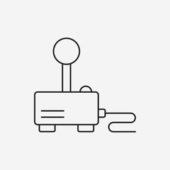 game controller line icon