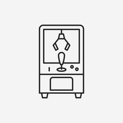 game controller line icon