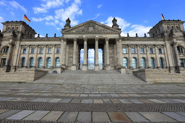Fototapeta na wymiar Reichstag (Bundestag) in Berlin, Germany