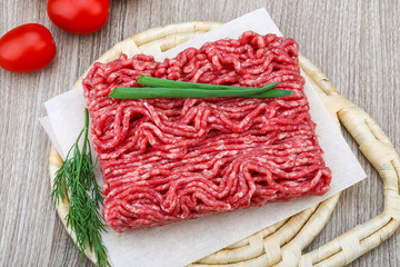 Raw minced meat