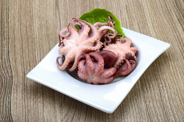 Marinated octopus