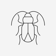 insect line icon