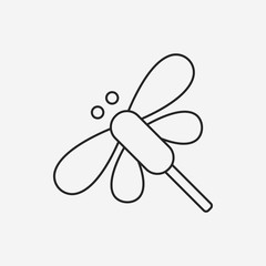 insect line icon