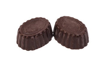 gourmet chocolate bonbons background 