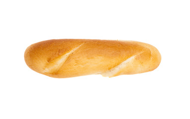 bread on white background 