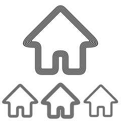 Home logo design set