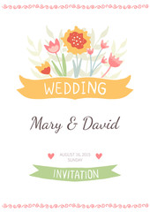 Romantic vintage card