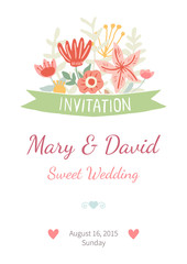 Romantic vintage card