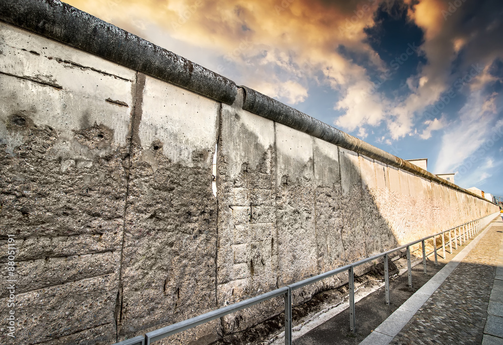 Wall mural berlin wall